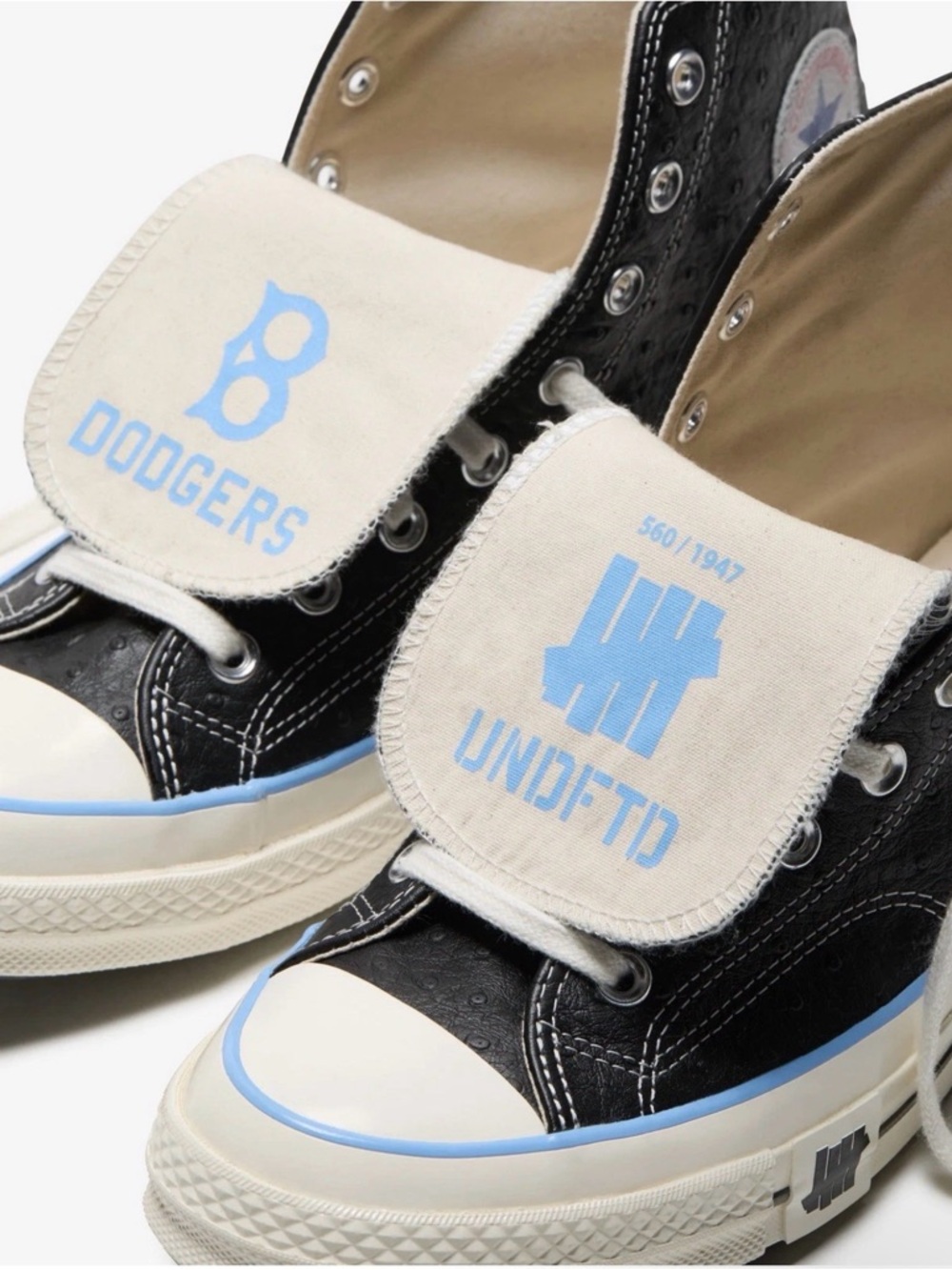 Converse x Brooklyn Dodgers x UNDEFEATED Chuck 70 Men’s Size 9.5 - Picture 6 of 6